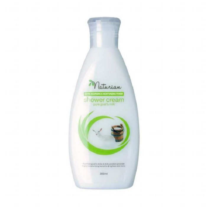 NATURIAN Shower Cream Pure Goat Milk Body Wash 300ml